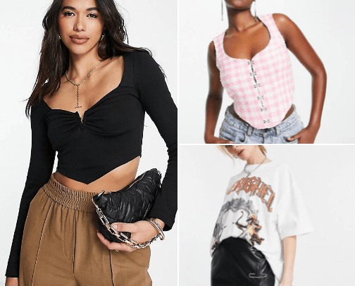 •t-shirts / tops• cover photo collage
