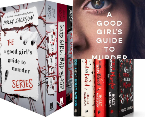 e-PUB A Good Girl's Guide to Murder Complete Series Paperback Boxed Set: A Good Girl's Guide to Murder; Good Girl, Bad Blood; As Good as Dead cover photo collage