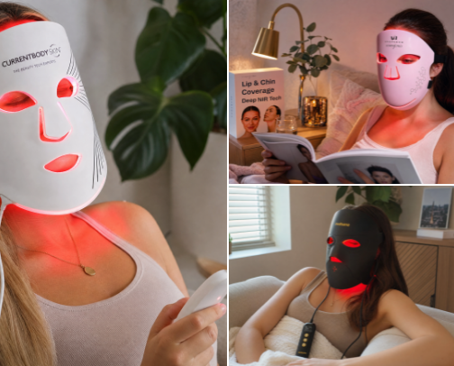 Best Red Light Therapy Masks for Anti-Aging, Acne, Collagen & Skin Rejuvenation cover photo collage