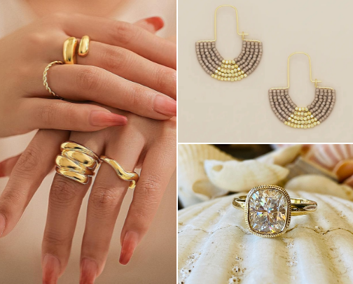 How to Build A Stylish, Versatile Jewelry Collection on a Budget ✨ 💴 cover photo collage