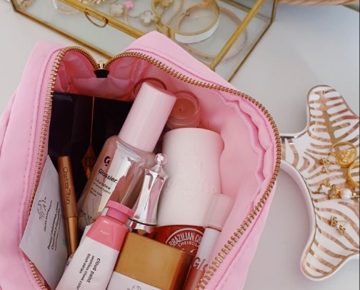 Makeup routine cover photo collage