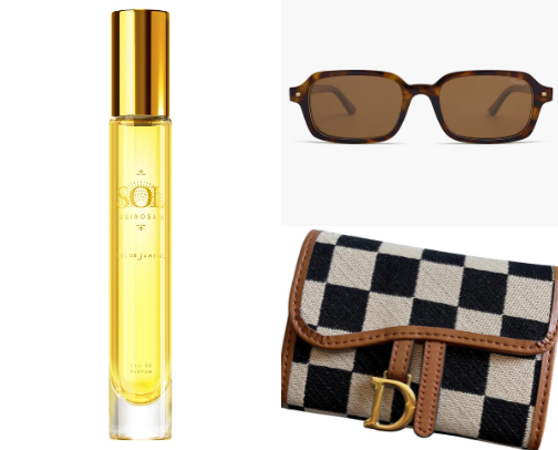 what’s in my bag👜🌸 cover photo collage