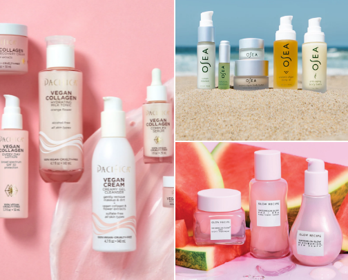 My Favorite Vegan & Cruelty-Free Skincare Brands ✨ cover photo collage
