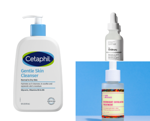Skin Care - less is more! cover photo collage