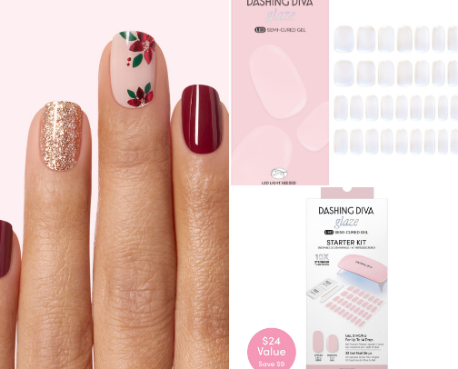 Dashing Diva Gel Nail Wraps cover photo collage