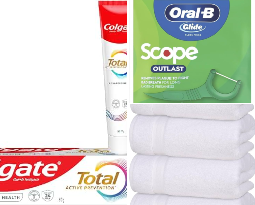 Personal care cover photo collage