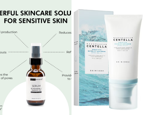 Skincare cover photo collage