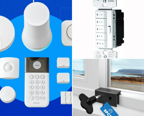 Home Security cover photo collage