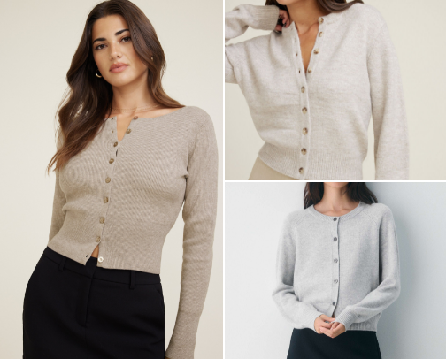 Cozy Cardigan’s for Fall 2025 cover photo collage