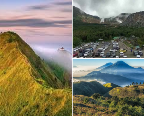A Little Escape: Indonesian Mountains cover photo collage