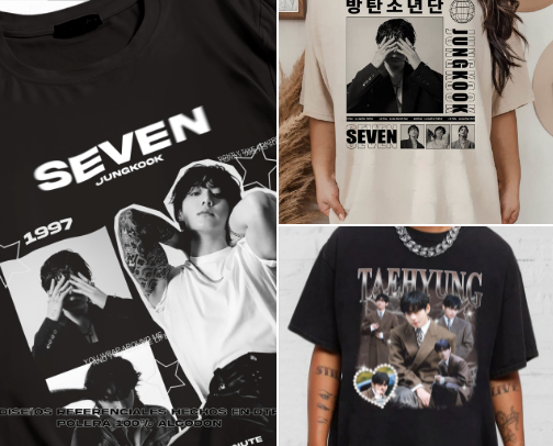 BTS Apparel → Shirts, Hoodies, Jackets cover photo collage