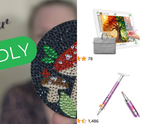 ✨Diamond Art Obsession: Must-Have Finds for Crafters Who Sparkle✨ cover photo collage