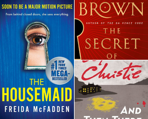 Thrills & Twists: Mystery Book Picks📚🔍 cover photo collage