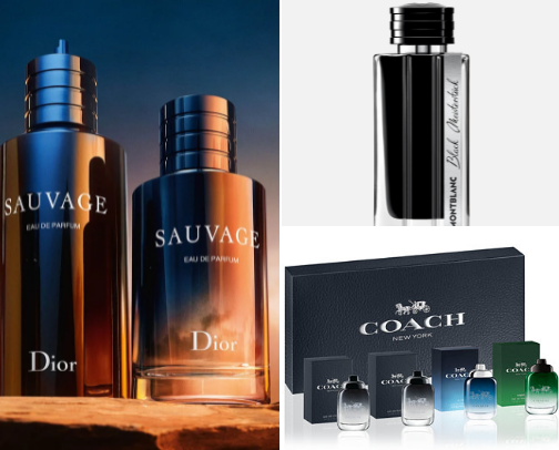 Seductive aromatic fragrance cover photo collage