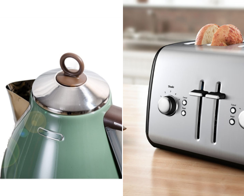 Kettle and Toaster cover photo collage