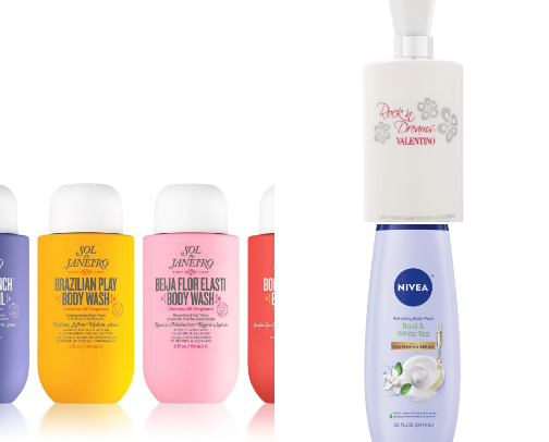 Body care cover photo collage