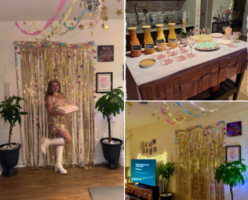 Disco Pink + Pastel Birthday Party 🪩💖🩵 cover photo collage