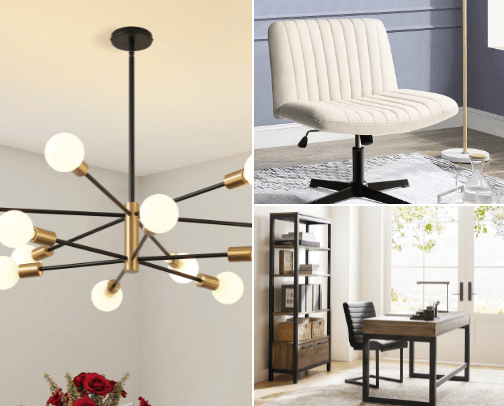 Workplace Wonders:  Elevate your home office. cover photo collage