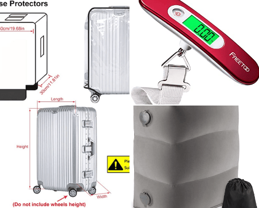 Travel essentials cover photo collage