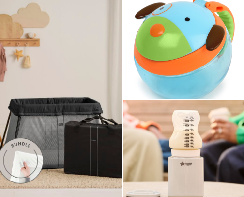 On-The-Go Baby Gear cover photo collage