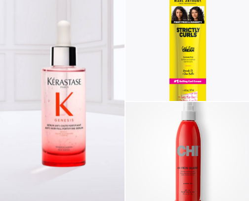 hair routine must haves cover photo collage
