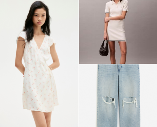 Summer dresses. cover photo collage
