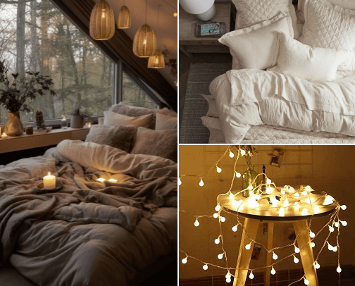 Cozy Bedroom Decor cover photo collage