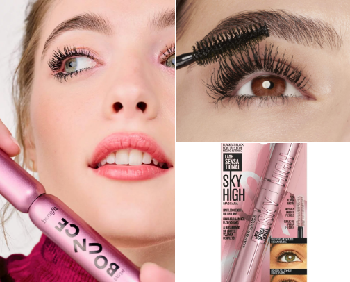 Mascaras that look like falsies! cover photo collage