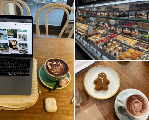 Cute must visit study spaces☕️📚💝 cover photo collage
