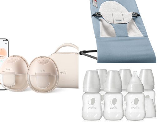Must haves for new mommas cover photo collage