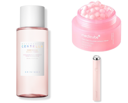 Pink Skincare Finds for a Dream Vanity cover photo collage