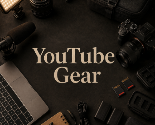 The Gear I Use to Create YouTube Videos cover photo collage