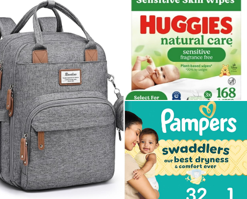The Baby Bag Checklist That Saves Your Sanity” cover photo collage
