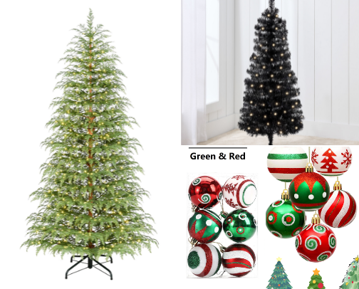 Christmas Decorations cover photo collage