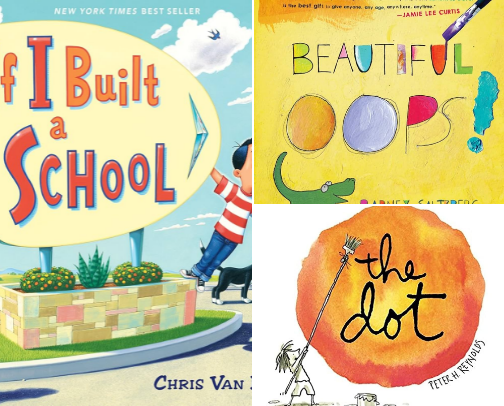 Fun books for art class cover photo collage