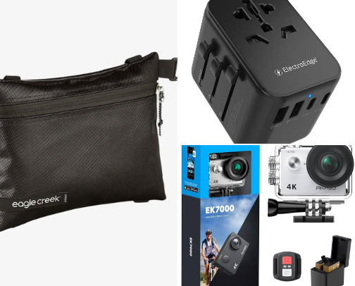 World Traveling Must Haves cover photo collage