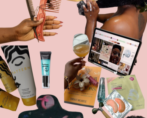 beauty products for poc cover photo collage