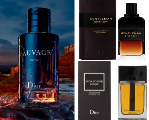 Colognes and Parfumes cover photo collage