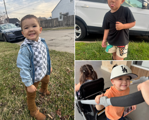 Toddler boys cover photo collage