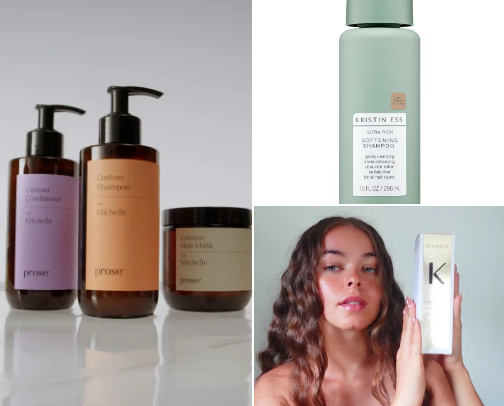 Hair care cover photo collage