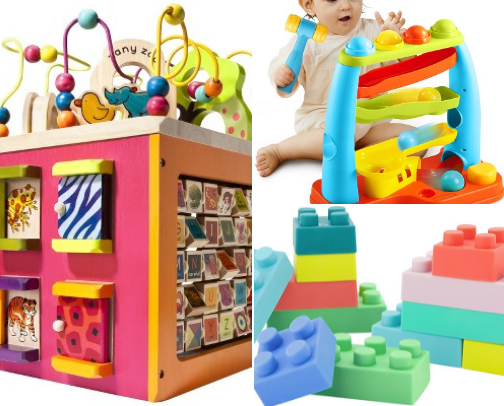 Baby and Toddler Toys cover photo collage