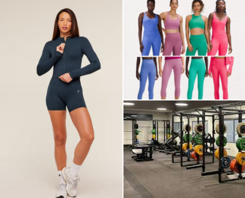 Get fit with me! Affordable workout clothes and equipment cover photo collage