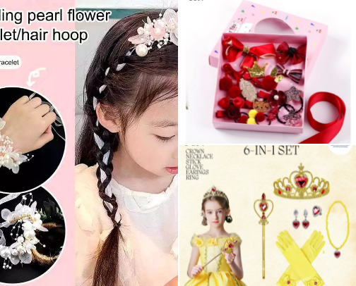 beautiful girls accessories cover photo collage