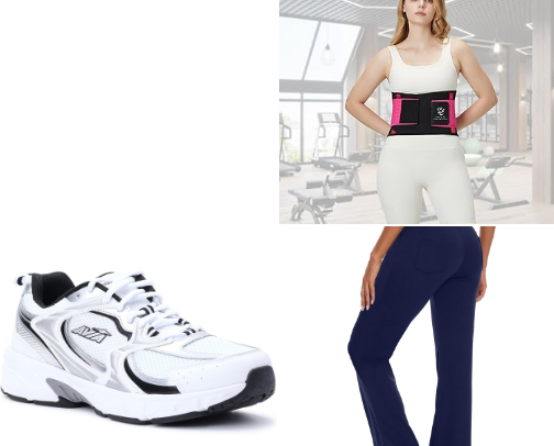 My favorite gym wear as a first time gym girl cover photo collage