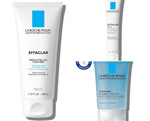 Favorite skin care products for combination acne prone skin cover photo collage
