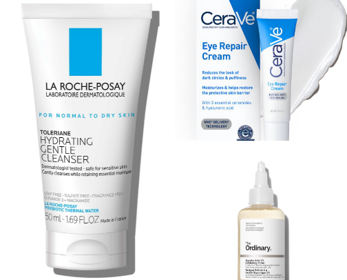 Skin Care Products cover photo collage