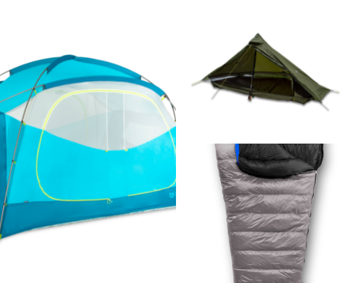 Camping must-haves cover photo collage
