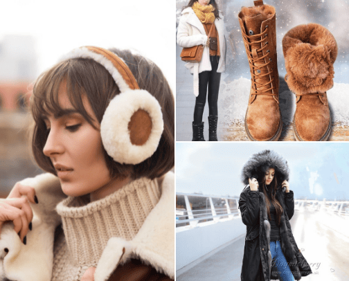 winter essentials 🥶 cover photo collage