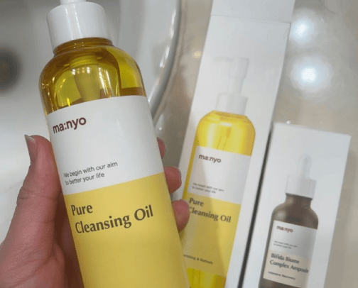 cleansing oils cover photo collage