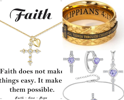 Best Christian Jewelry – Faith Necklaces, Bracelets & Rings 2025 cover photo collage